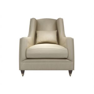 America Leisure style hotel sofa single set by Grey upholstered used wood legs