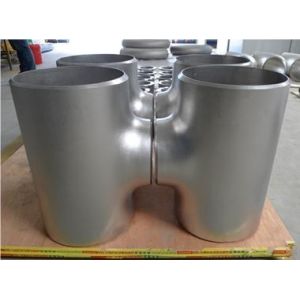 Customizable Titanium Tee 3D 10D Radius Reducing Tee Titanium Fitting