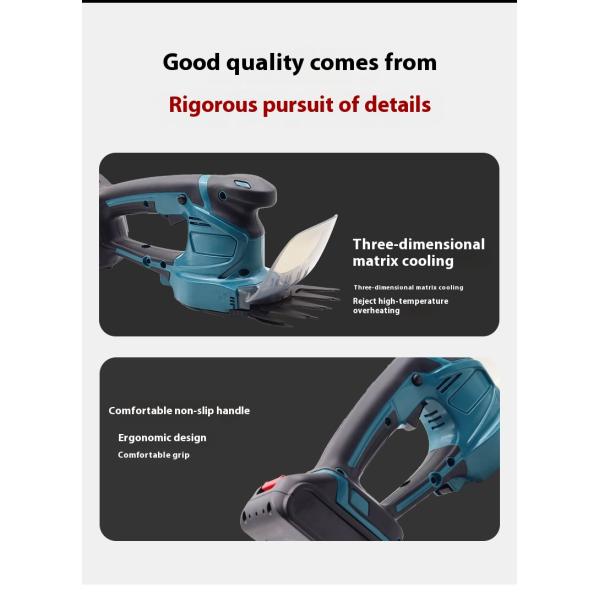 BobenHousehold Small Rechargeable Hedge Trimmer Multifunctional Portable Garden Garden Trimmer Hedge Shears