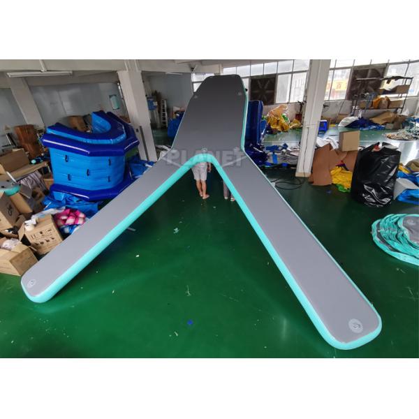 Customized Drop Stitch Y Shape Pontoon Boat Platform For Parking