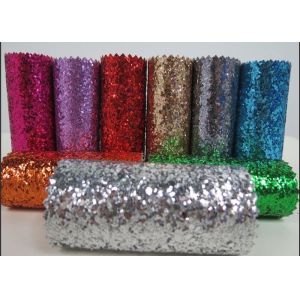 Pu Cloth Backing Real Glitter Wallpaper , Modern Textured Sparkle Wallpaper