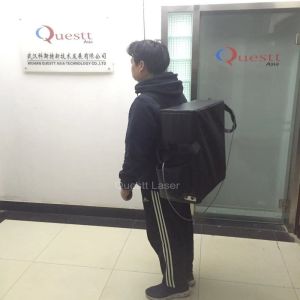 10000mm/min 50 Watt Backpack Laser Rust Cleaning Machine