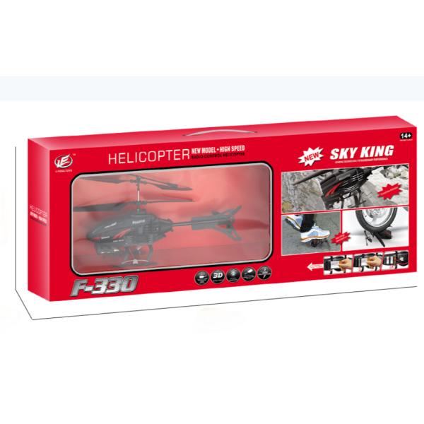 Experience the Thrill of Flying with the F330 Mini Helicopter USB Rechargeable and LED Light-Up