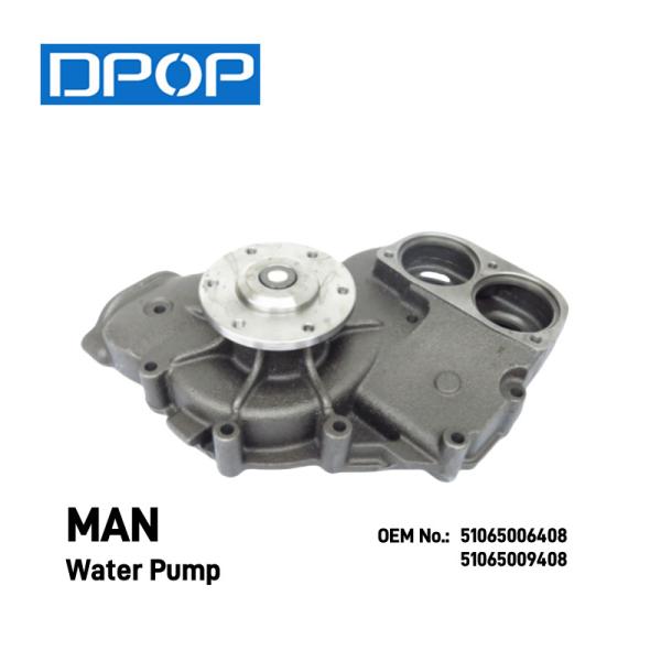 DPOP NEW WATER PUMP 51065006408 51.06500.6408 51065009408 FITS MAN TRUCKS F2000 M90 F90 D2840 D2865 D2866
