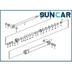 Service Kits VOE14516933 VOE 14516933 Boom Cylinder Seal Repair Kit For SUNCARVO