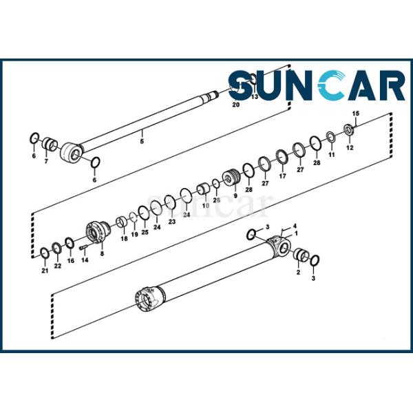 Service Kits VOE14516933 VOE 14516933 Boom Cylinder Seal Repair Kit For SUNCARVO