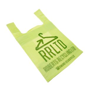 ISO Degradable Biodegradable Garbage Bag Multicolor Vest Style