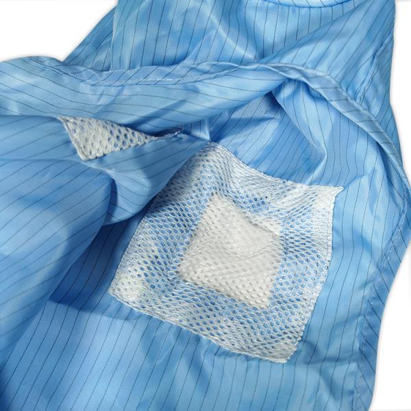 Breathable ESD Antistatic Shawl Cap For Class 1000 Cleanroom