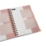 A5 Spiral Notebook Printing Gold Foiled Planner With Package Box