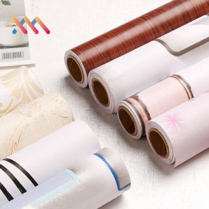 0.45m Floral PVC Wallpaper Self Adhesive Vinyl Peel Stick Wallpaper For Home