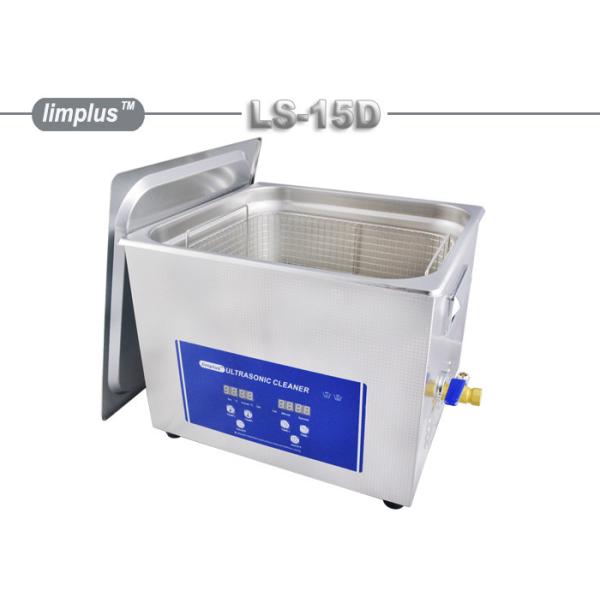 Customized ultrasonic cleaning equipments For Guns , 15 Liter Ultrasonic