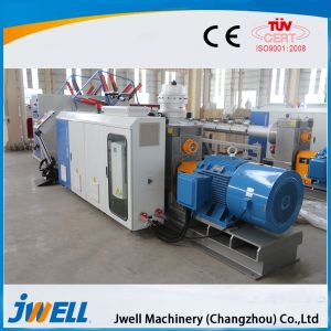 Jwell water supply pvc 75-250 plastic extruder machine
