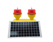 Buy Solar Powered Double LED Aviation Obstruction Light Low Intensity at wholesale prices