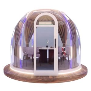 Quality Transparent pc Panoramic Star Room Homestay Hotel net Red Bubble House awning outdoor tent for sale