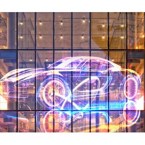 Seamless Indoor Transparent LED Screen 1920Hz / 3840Hz / 7680Hz Refresh Rate