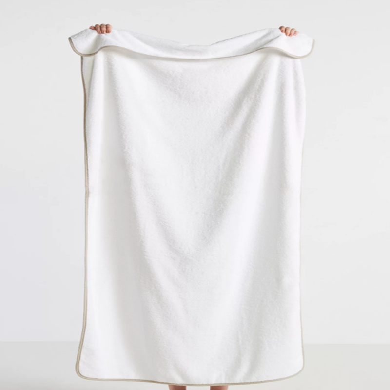 Ultra Absorbent Lightweight Beach Towel with Tropical Print for Pool and Travel