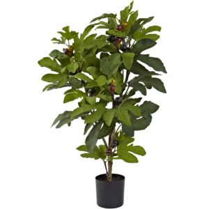 China Height 155cm Artificial Potted Floor Plants FIG Tree Fresh Green on sale