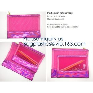 Biodegradable Clear EVA Plastic Zipper Bag/ Cosmetic Packaging Bag,Travelling