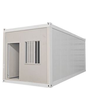 White Detachable Container House Steel Frame Modular Container Homes