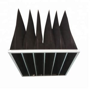 Disposable PM2.5 Activated Carbon Air Filter F7 F9 Bag Filter For HVAC System