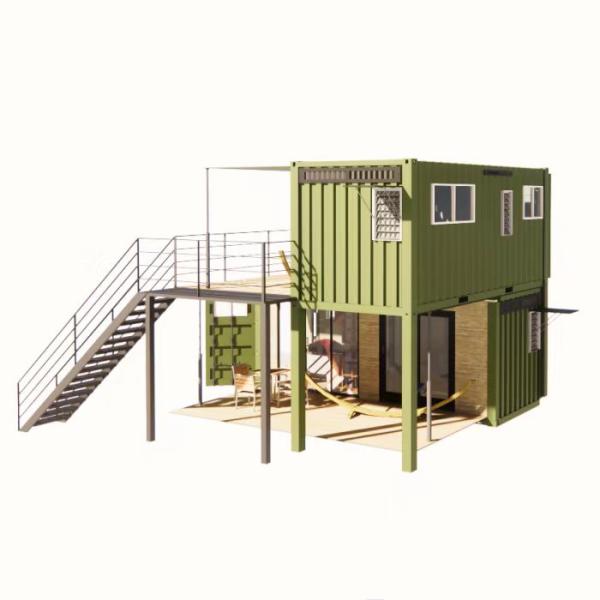 20ft or 40ft Foldable Puerto Rico Living Luxury Flat Pack Shipping Container Casas Modulares Prefabricadas Pre Fab House