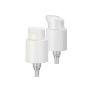 20/410 Airless Cosmetic Dispenser System OEM Lotion Pump White For Cream Glass