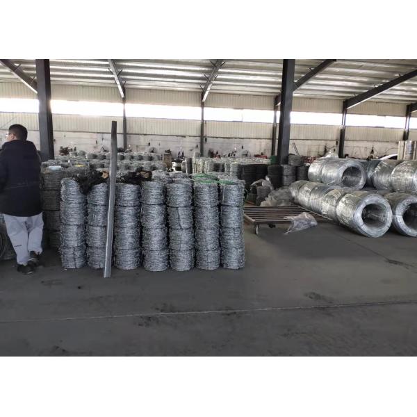 Buy Mild Steel Galvanized Barbed Wire Fence Design 1.2mm at wholesale prices