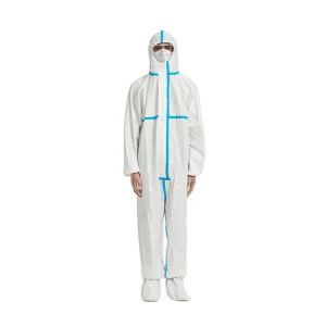 SF 70gsm Full Body Disposable Coveralls 195cm