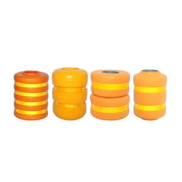 Buy Road Safety Rotary Guardrail EVA/PU Foam Drum Barrel with ISO9001 2008 Certification at wholesale prices