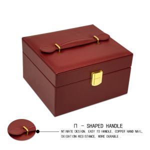 Quality Metal Fittings Velvet Inner Jewelry Packaging Case for sale