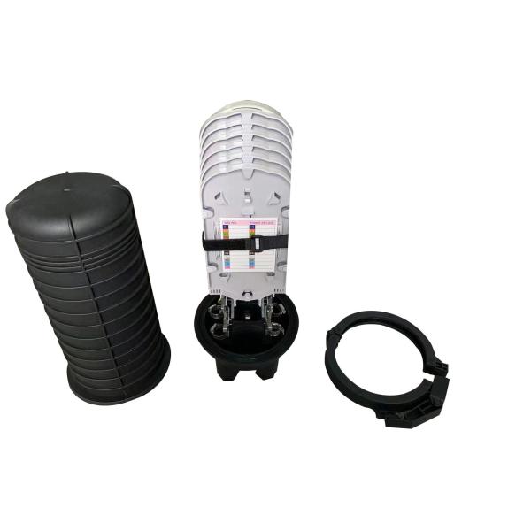 Buy Outdoor FTTH FTTX IP68 Dome Fiber Optic Splice Closure 288 Joint Box PP+GF Underground at wholesale prices