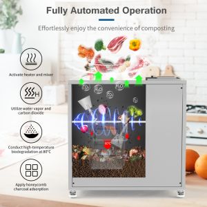 Commercial Garbage Disposal Compost Making Machines Food Waste Recycling Machine