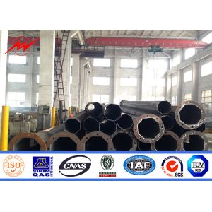 3mm 4mm Wall Thickness 9m 12m Electrical Power Pole For Telecommunication