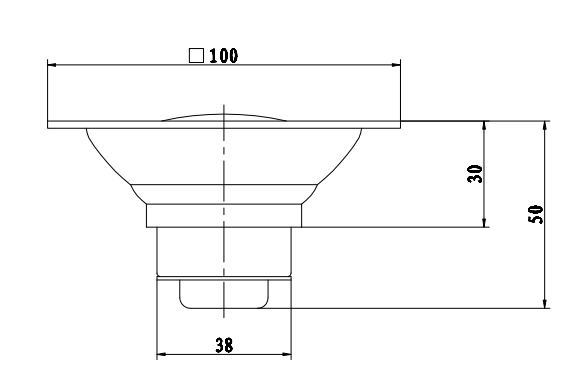 Quick Drainage 100 x 50mm Stainless Steel Floor Drainer