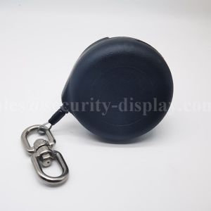 Circular Strong Retractable Pull Box Recoiler Tether For Merchandise