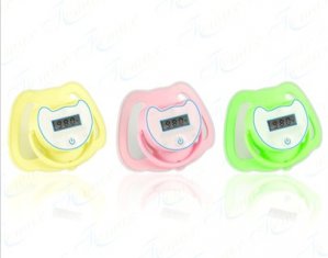 High accuracy, fast response, waterproof, Baby Pacifier Thermometer with beeper