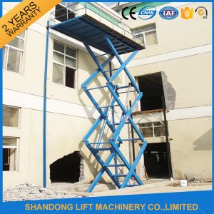 Customized Hot Galvanizing Stationary Hydraulic Scissor Lift , Fixed Hydraulic