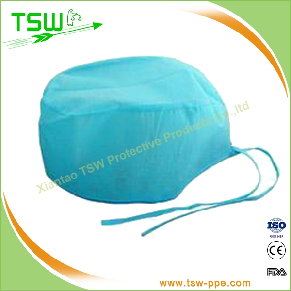 Sterilized Disposable Non Woven Surgical Cap For Doctor