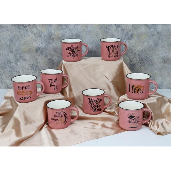 Ceramic/Porcelain 320cc Mug With Handle Tea/Coffee Mug for Home office using retro style