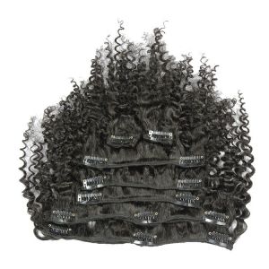 Quality Length 20&quot; Brazilian Safest Hair Extensions For Fine Hair , Deep Curly for sale