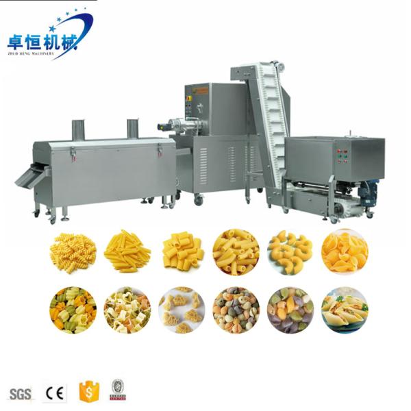 Electric Macaroni Extruder Pasta Making Machine Line Stainless Steel Constructio