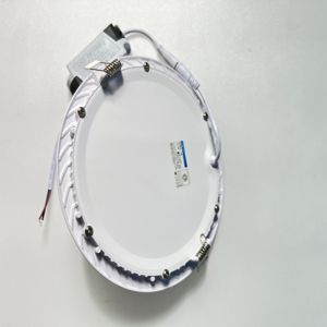 dimmable cct 3000-6000K 15w round led panel light flicker free 85-265V AC