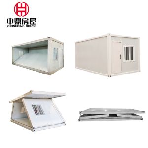 Foldable Tiny Container Office 20ft Modular Folding Container House for
