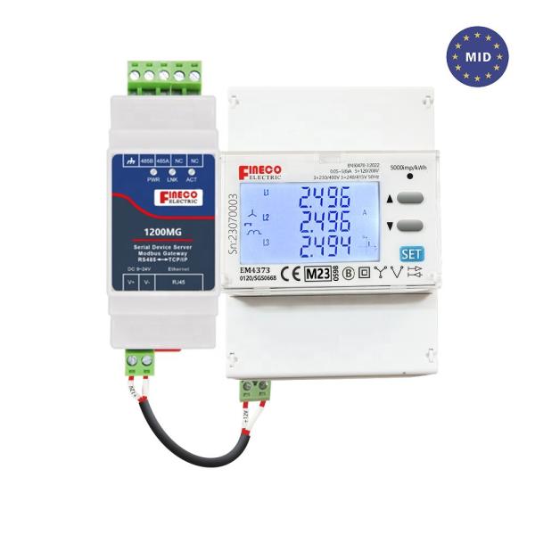 Buy High Precision Modbus RTU Three Phase Power Analyzer for Energy Management System at wholesale prices