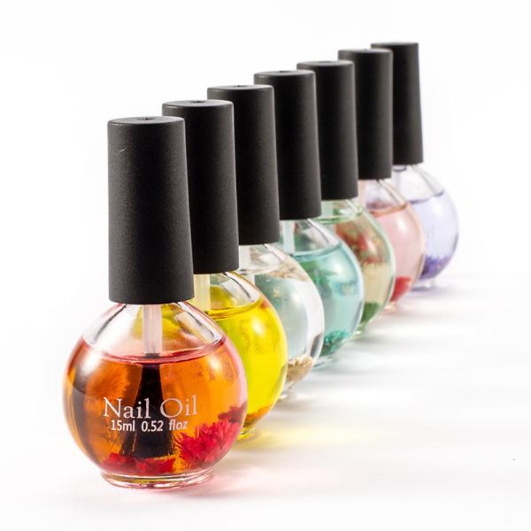 Nail Care Cuticle Dried Flower Nutrition Private Label Strawberry Scents Safe and Odorless 7 Scented Cuticle Oil for Nail Salon
