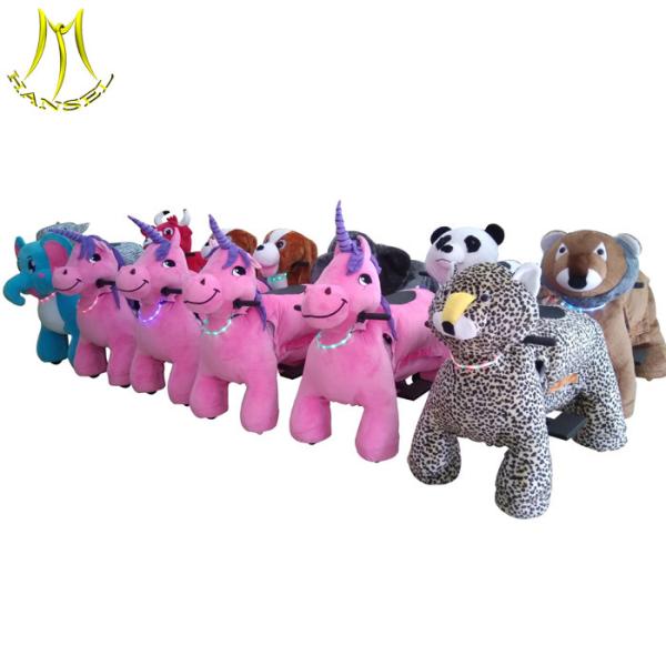Buy Hansel wholesale animals battery cars electric plush animal toy rides at wholesale prices