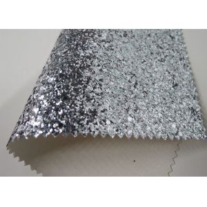 Pu Cloth Backing Real Glitter Wallpaper , Modern Textured Sparkle Wallpaper