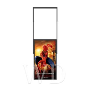 Double Side 85mm 1080P LCD Advertising Screen , Digital Advertising Display
