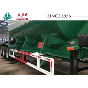 40CBM 3 Axles Bulk Cement Tanker Trailer With WeiChai 4100 Diesel Engine