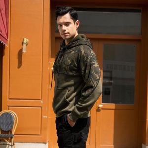 Heavyweight Blank Pullover Sweater Hoodies L XL For Winter